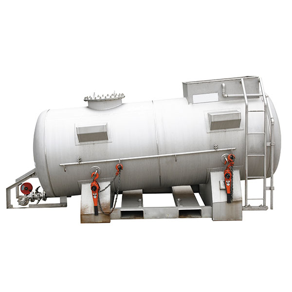 工業用メタノール 4m3圧送タンク